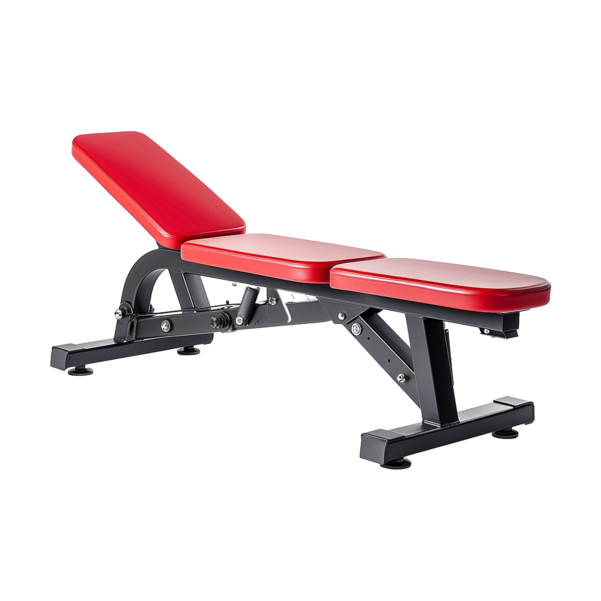 AI generated Abdominal gym bench isolated on transparent background