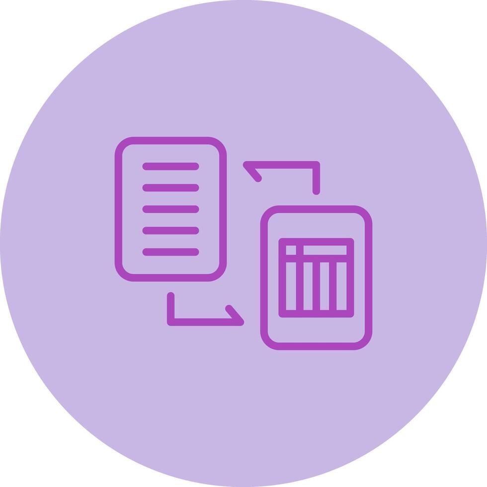 Document Workflow Vector Icon