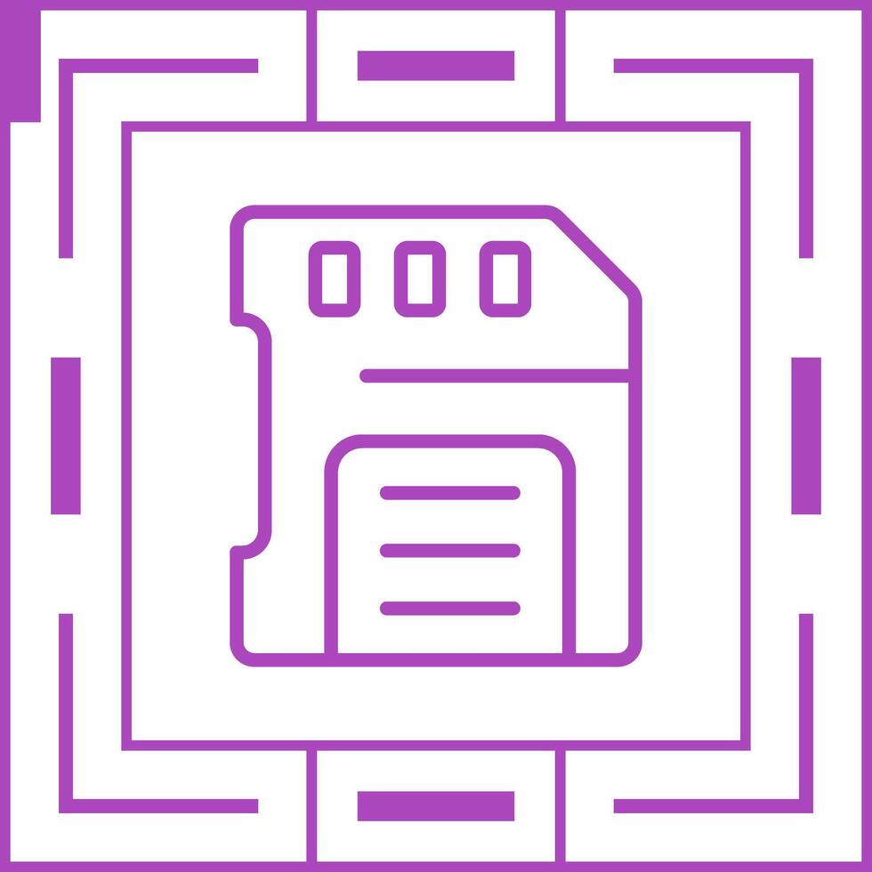 Sd Card Vector Icon