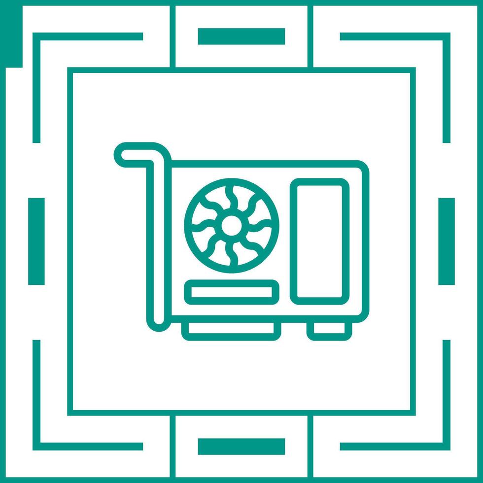 Graphic Card Vector Icon