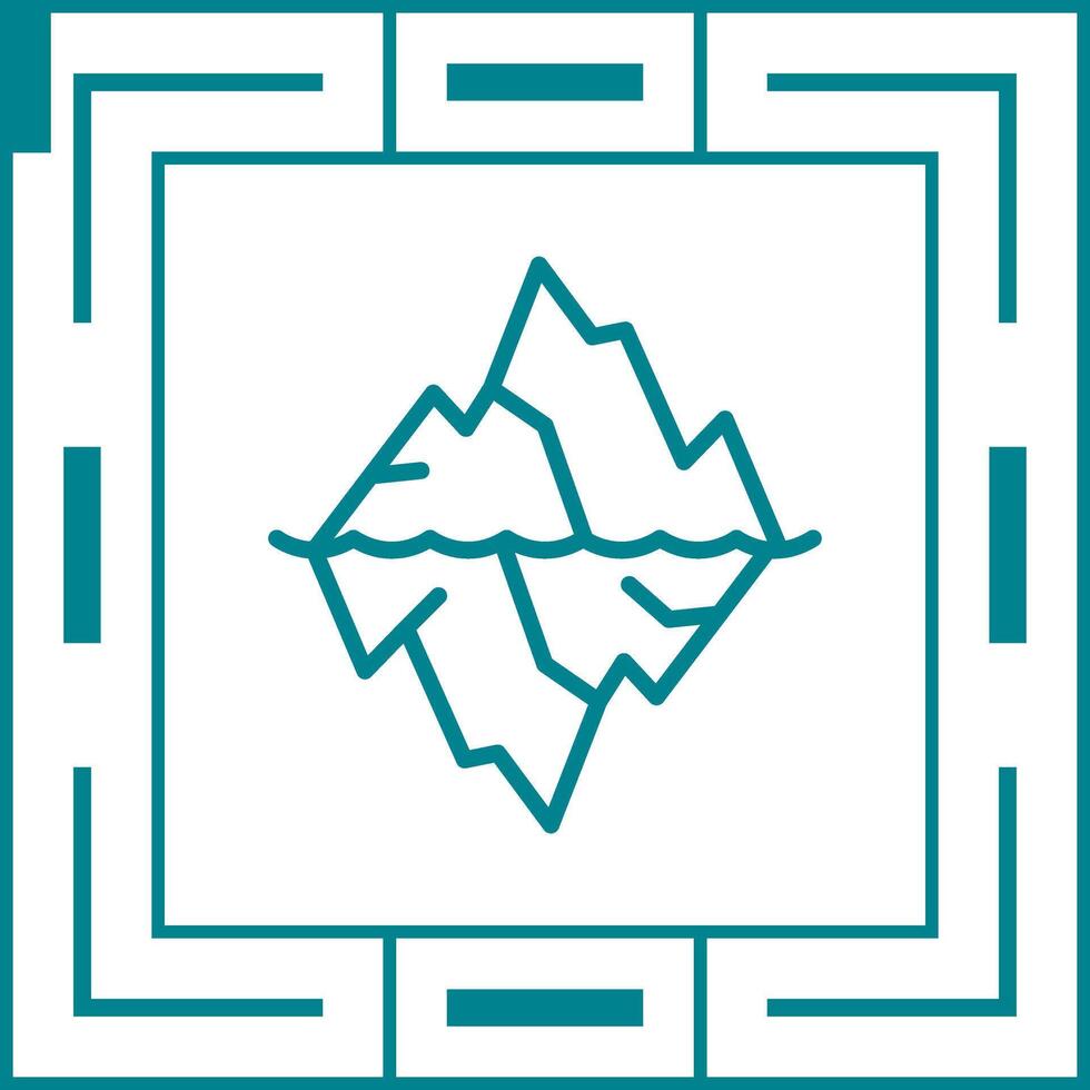 Glacier Vector Icon
