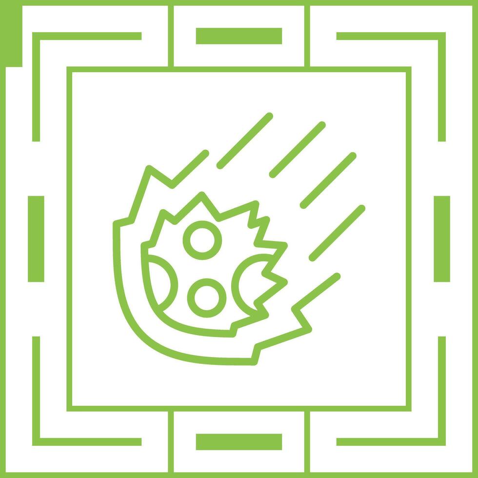 Meteor Vector Icon