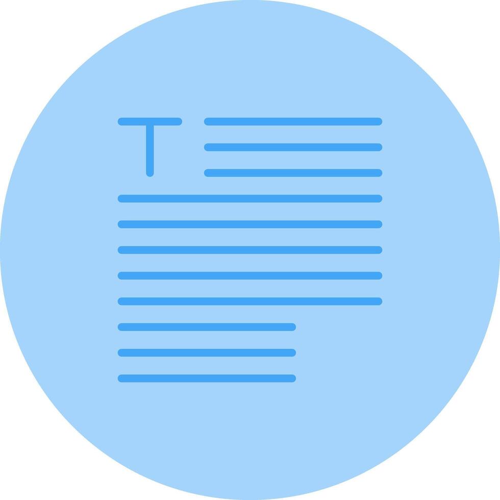 Typography Vector Icon