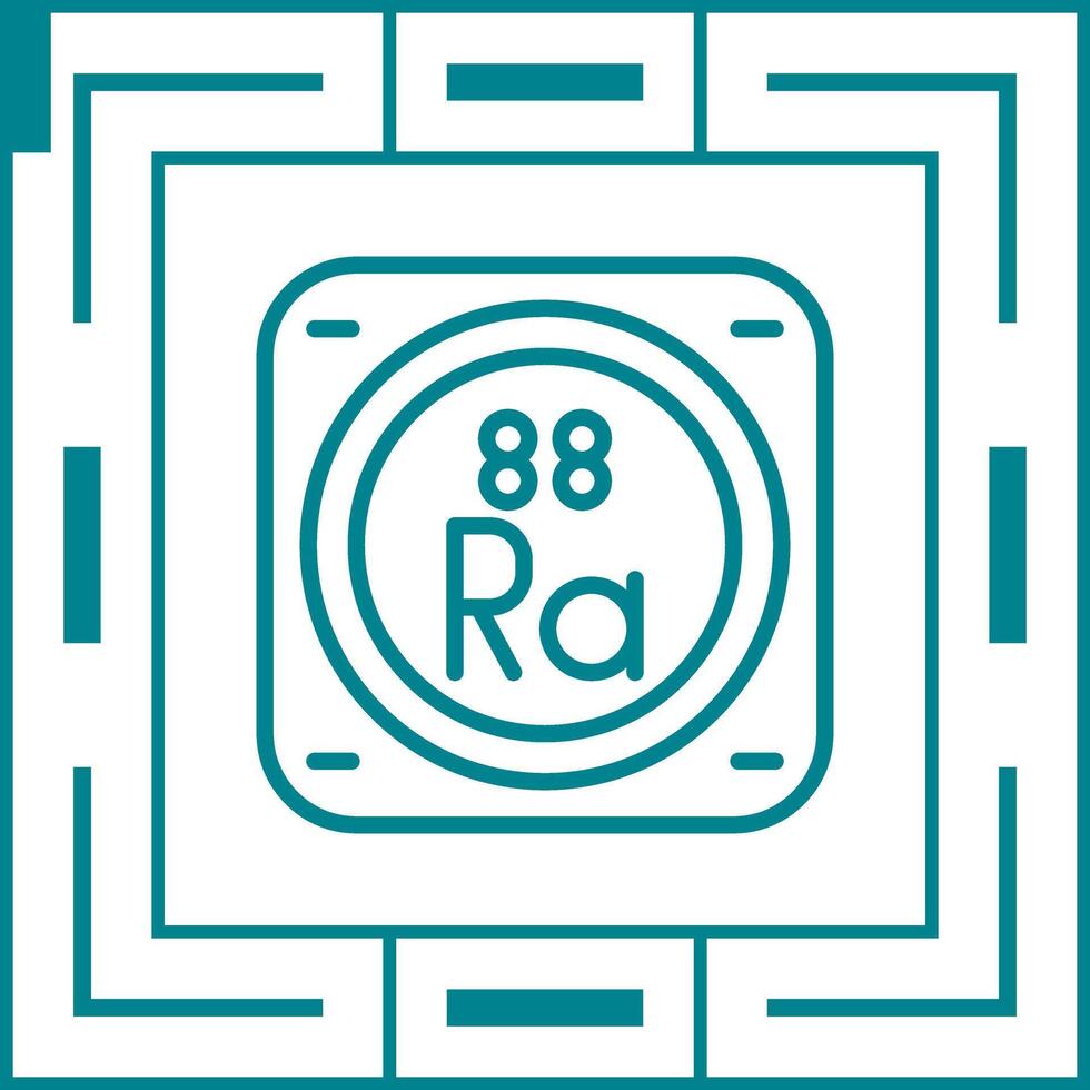 Radium Vector Icon