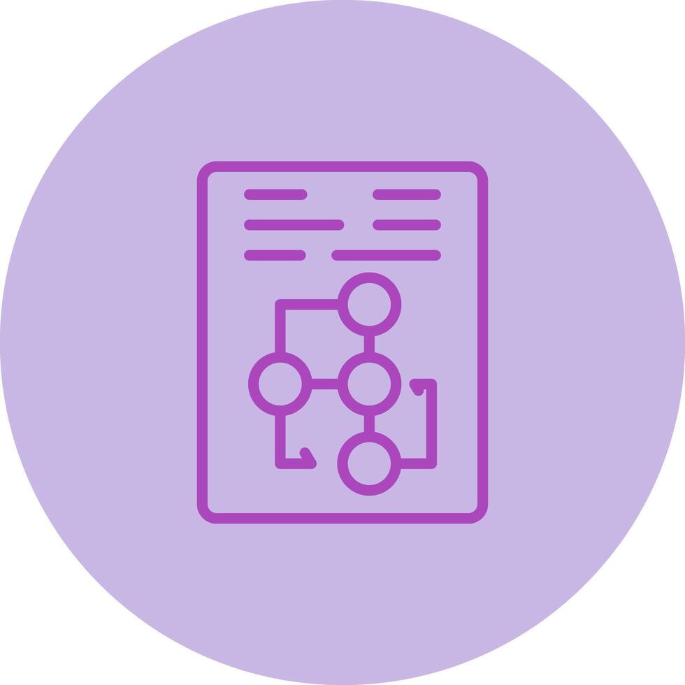Document Workflow Vector Icon