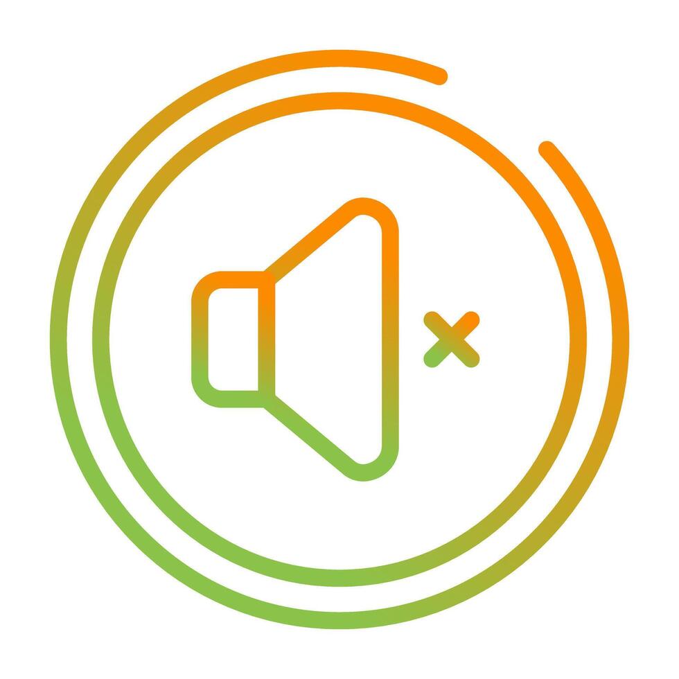 Mute Button Vector Icon