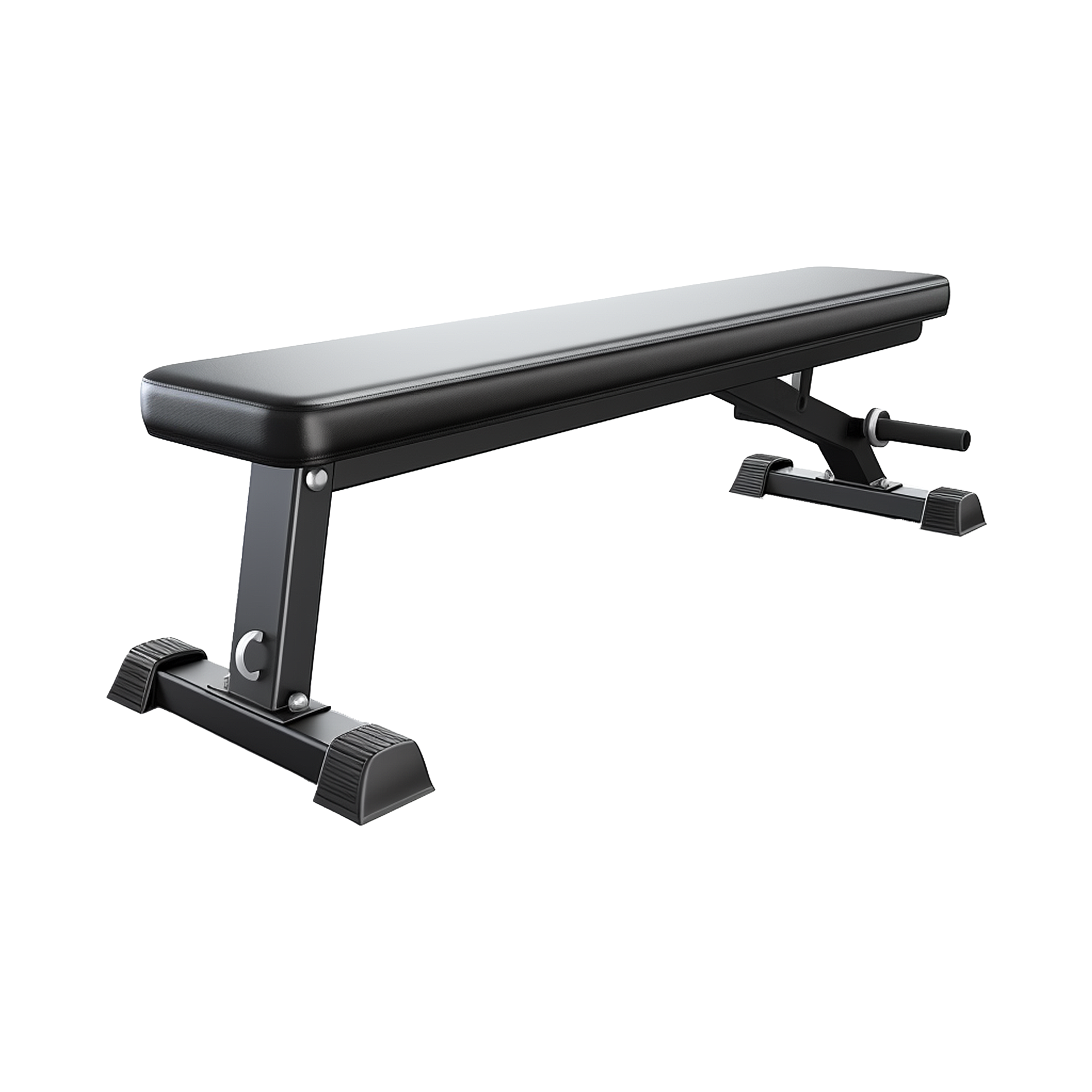 AI generated Abdominal gym bench isolated on transparent background