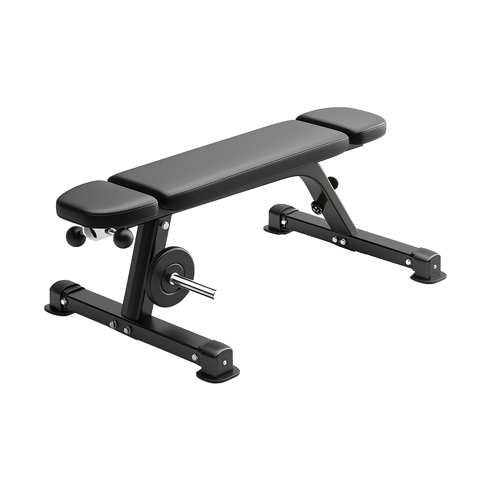 AI generated Abdominal gym bench isolated on transparent background