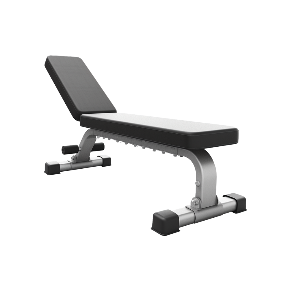 AI generated Abdominal gym bench isolated on transparent background png