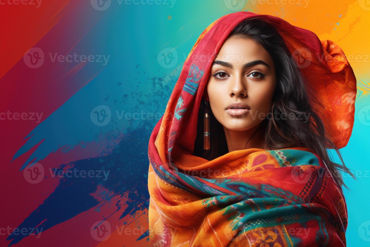 AI generated South Asian Girl photo