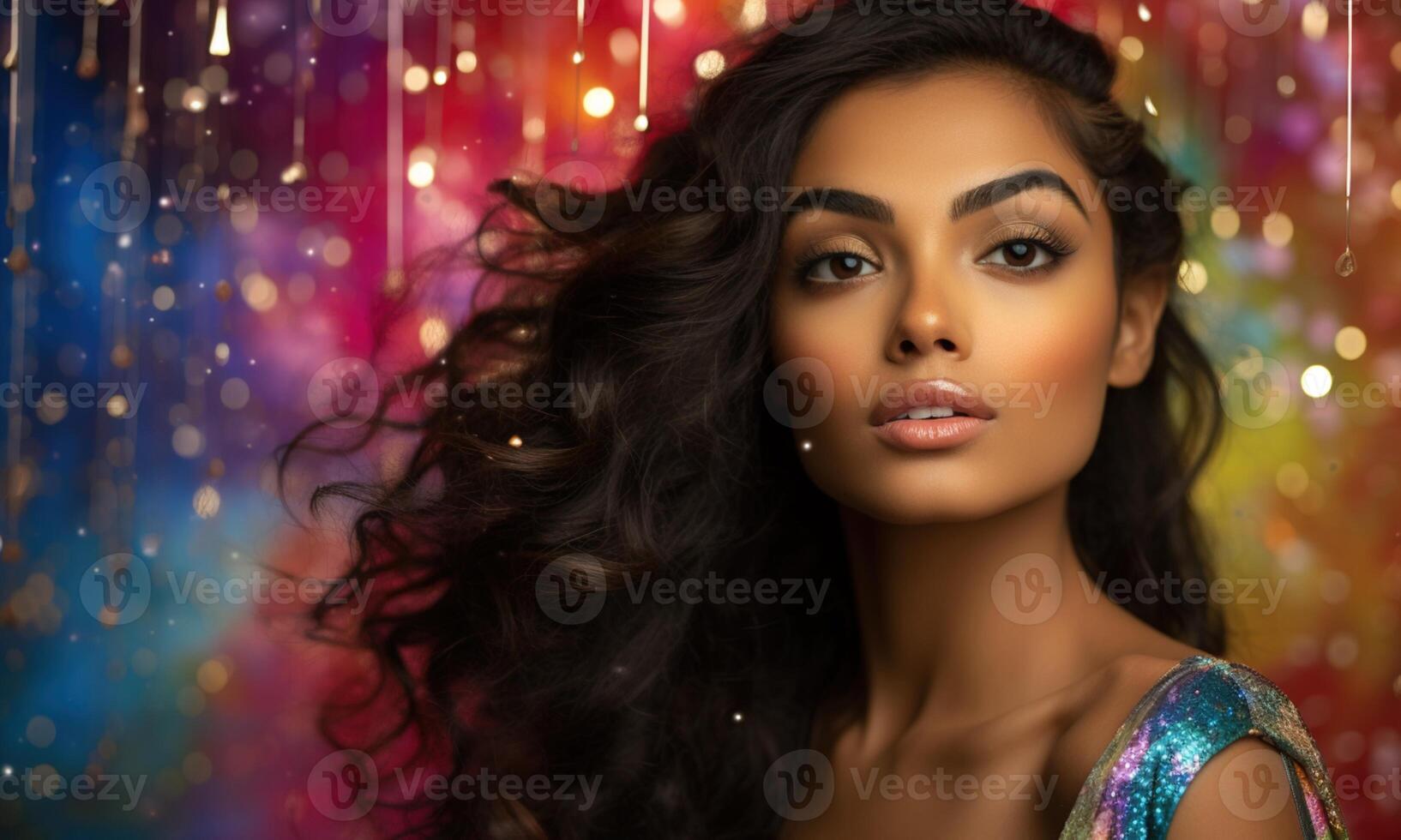 AI generated South Asian female model photo