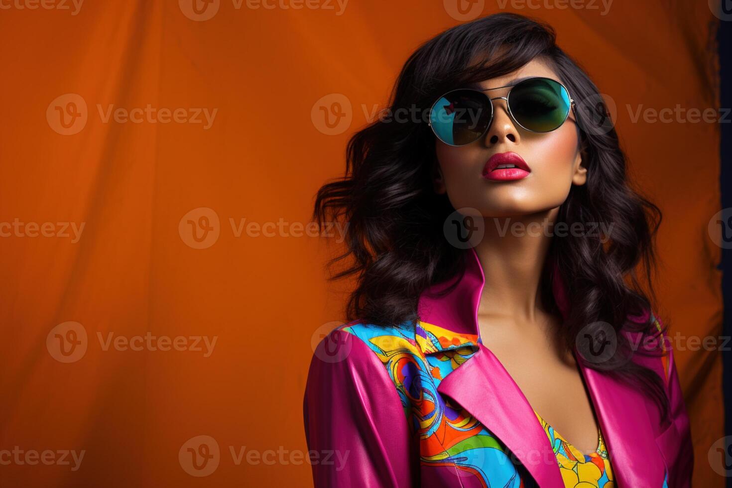 AI generated South Asian Girl Wearing Sunglasses photo