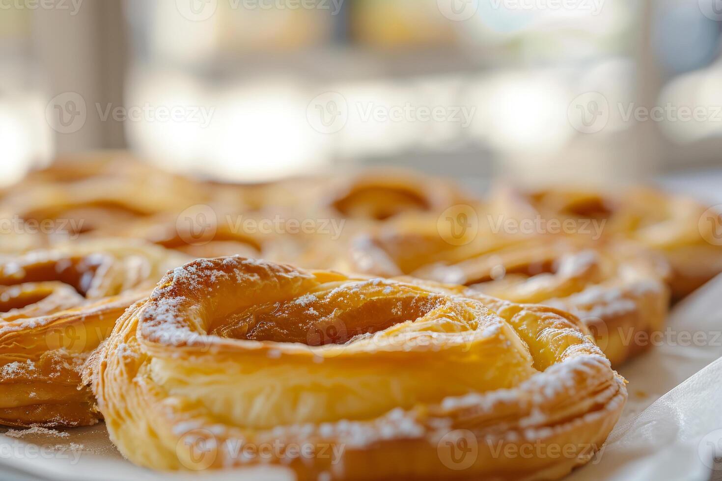 AI generated A lot of homemade sweet pastries. Bakery products. Generative AI photo