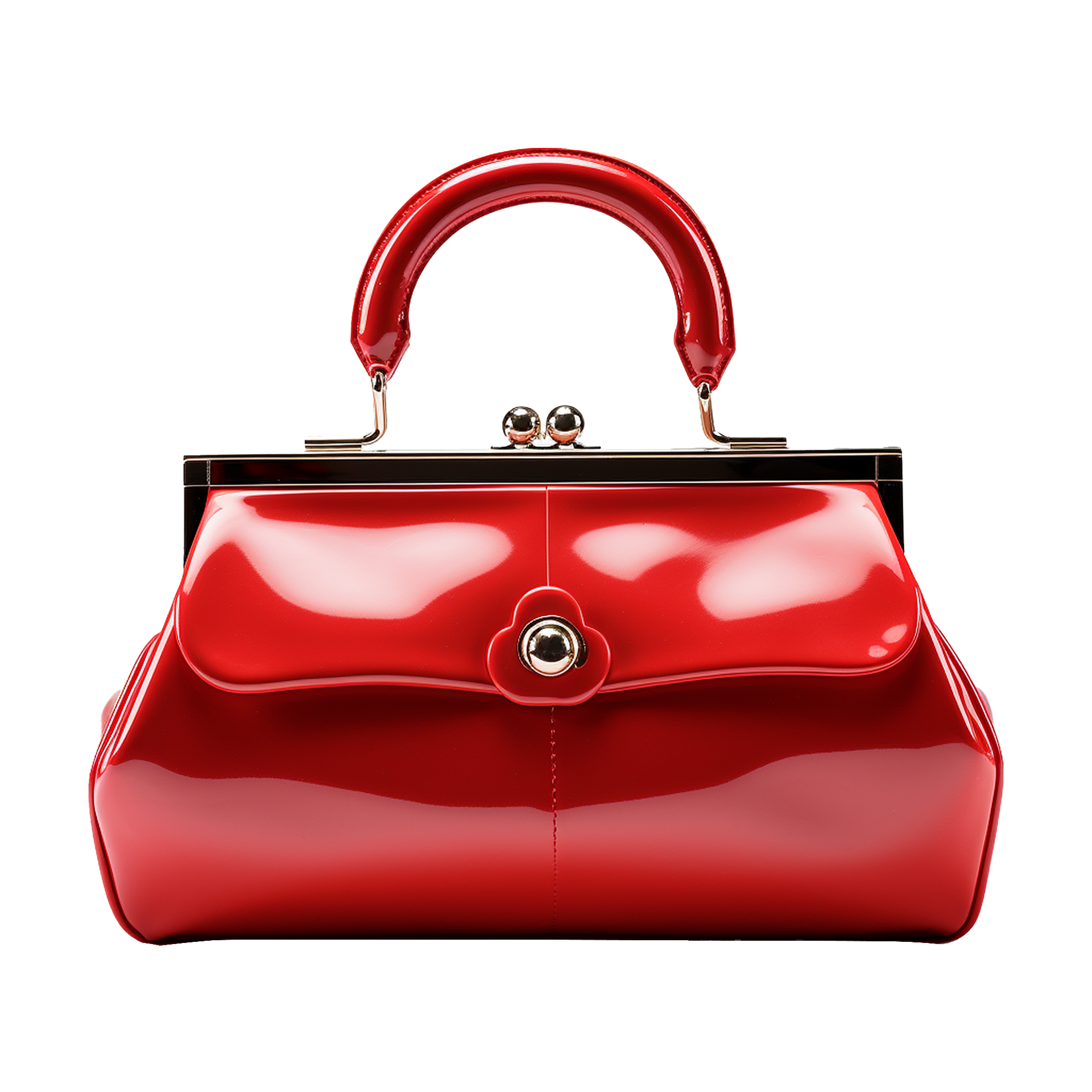AI generated Red Purse isolated on transparent background 37927290 PNG