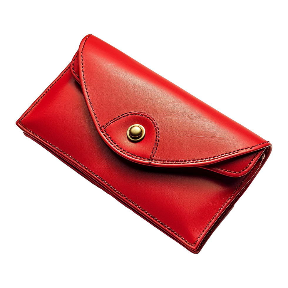 AI generated Red Purse isolated on transparent background 37927296 PNG
