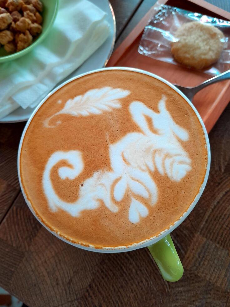 foto de un taza de capuchino