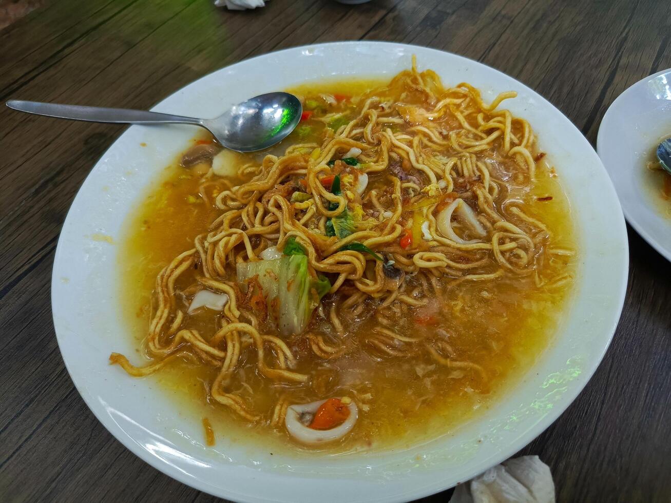 foto de espeso fideos. Perfecto para revistas, periódicos y tabloides