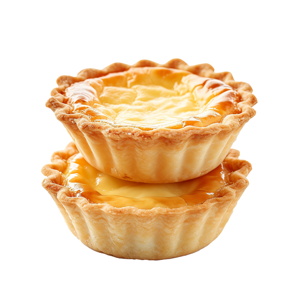 AI generated Tartlet tart shells png isolated on transparent background