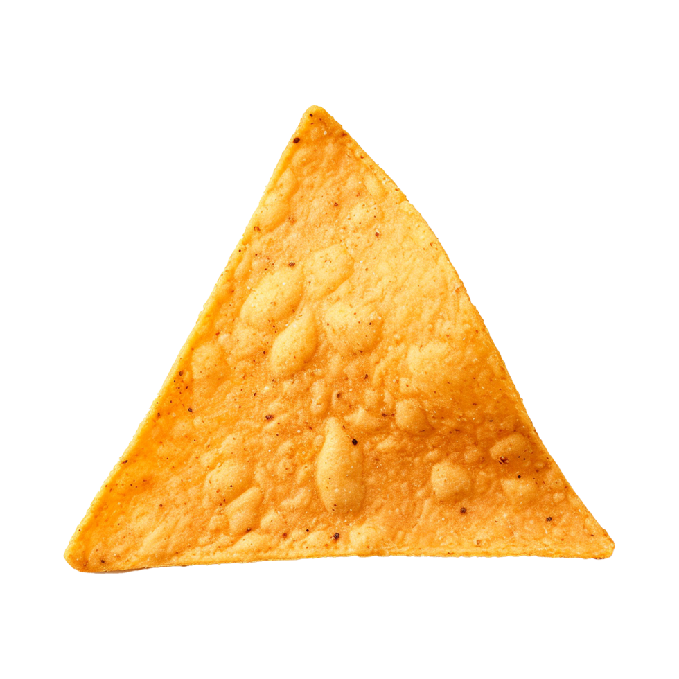 ai generado nachos chip aislado en transparente antecedentes png