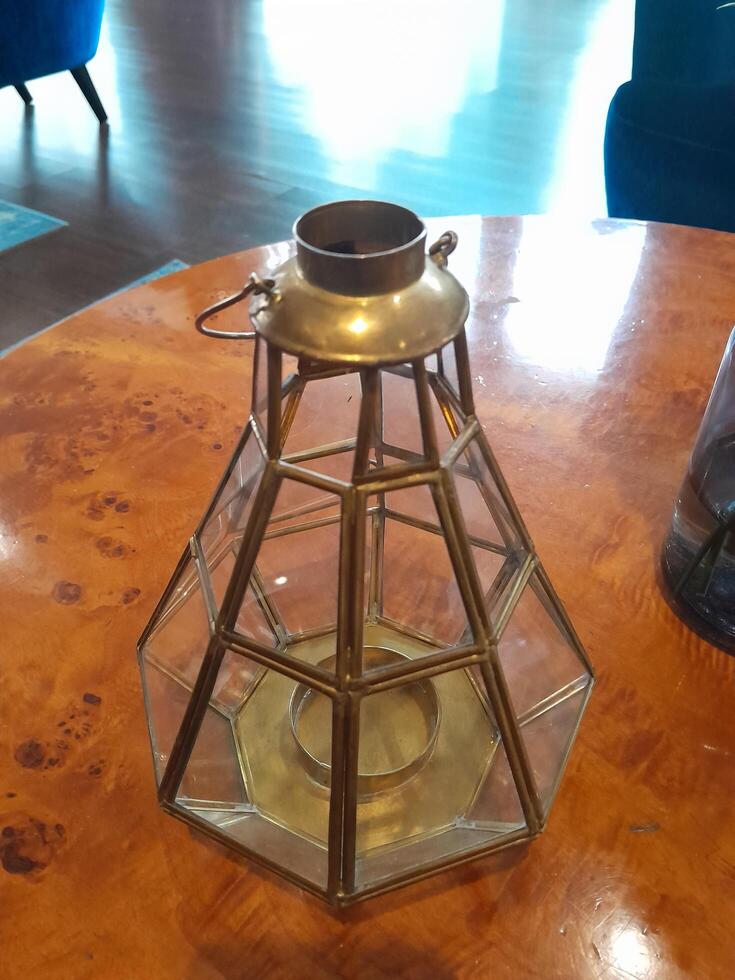 Photo of a glass candle container. Perfect for magazines, newspapers and tabloids