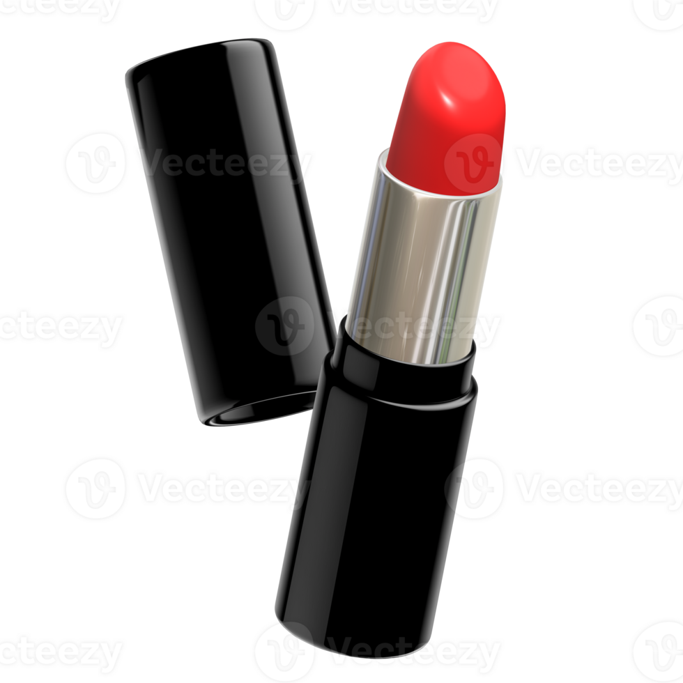 Lipstick icon low poly, 3d rendering png