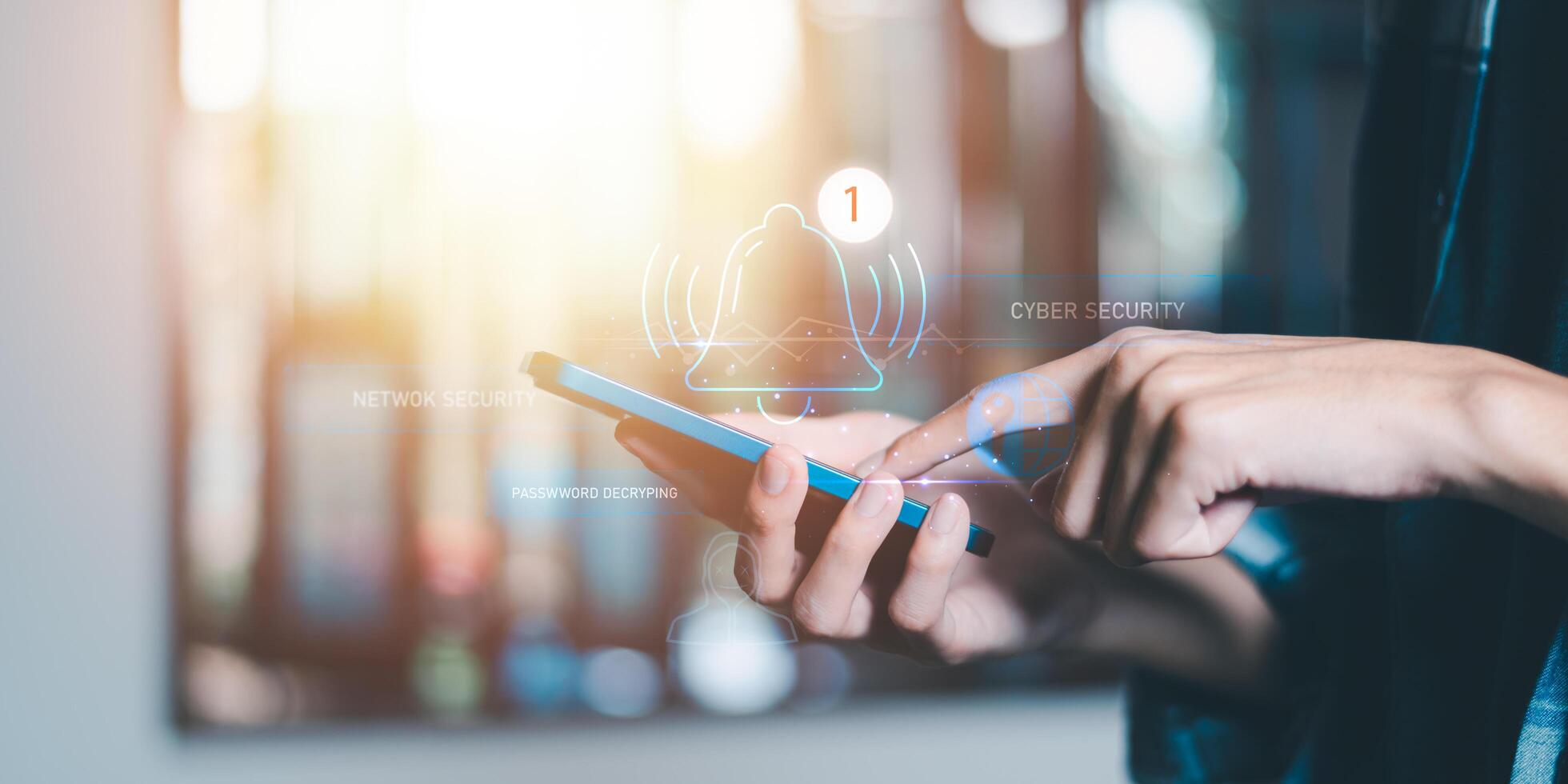 alarm ,computer virus detected ,danger warning concept or information error that should be urgently fixed and repaired ,Notification of security issues ,internet security ,Protecting data from theft photo