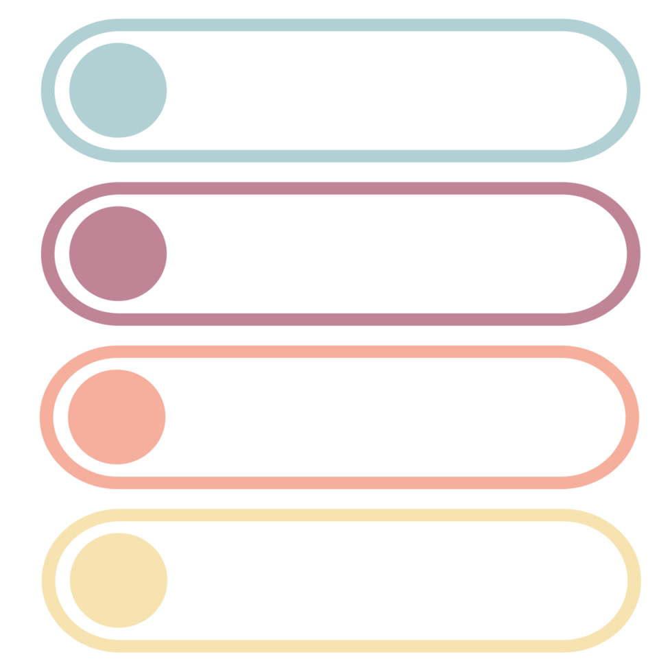 infográfico Lista com 4 passos e processo Projeto png