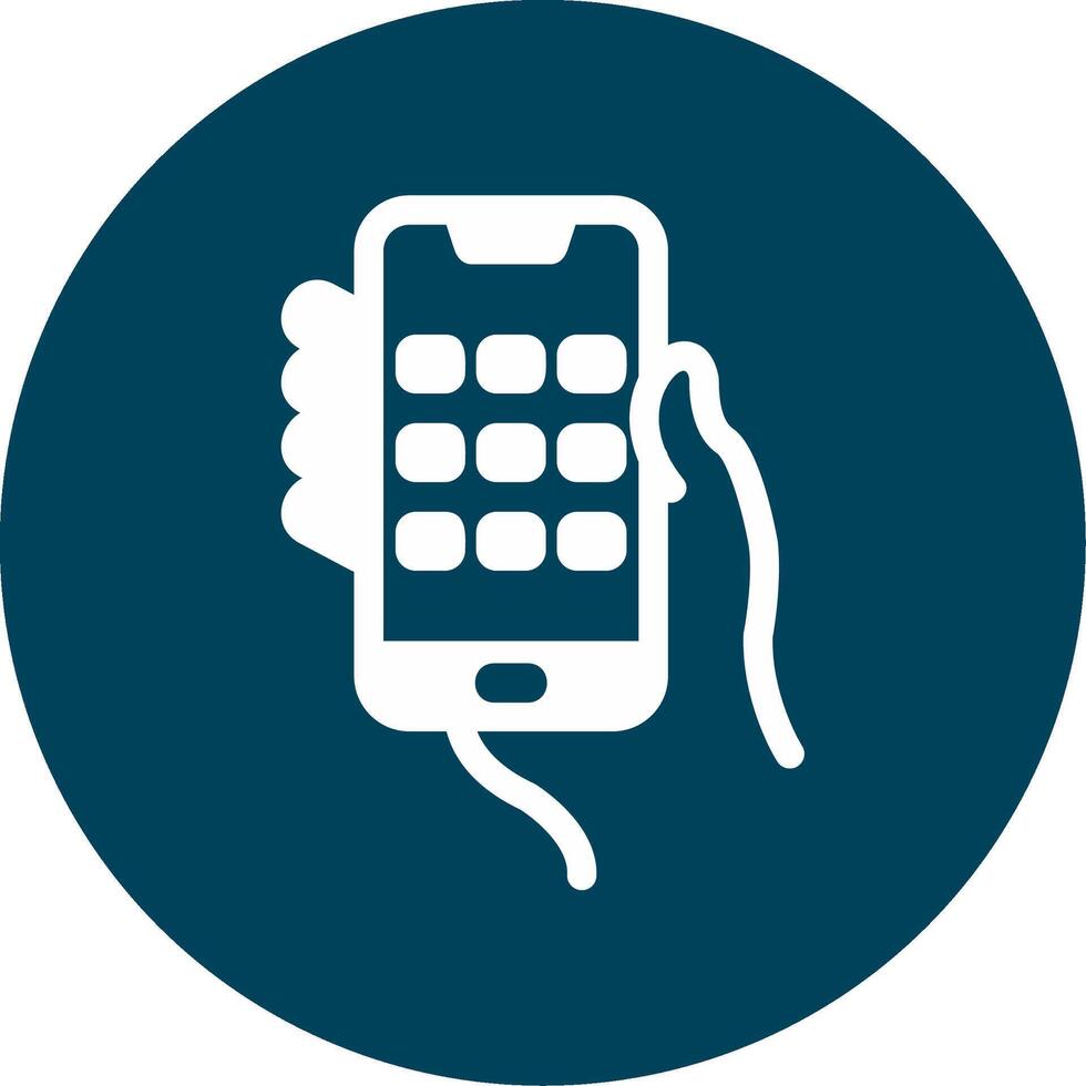 Dial Screen Vecto Icon vector