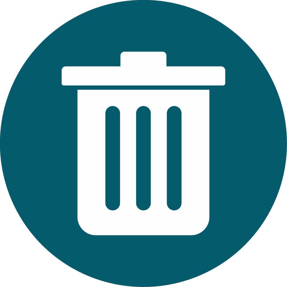 Dustbin Vecto Icon vector