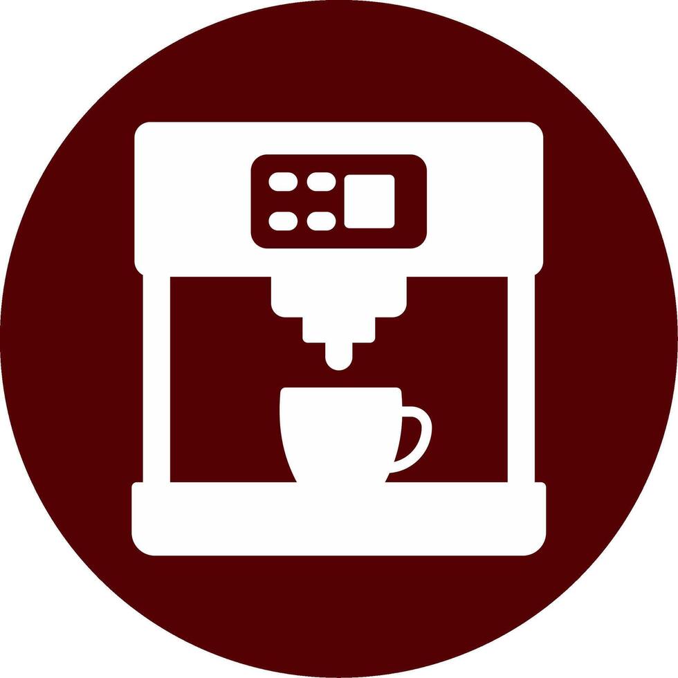 Coffee Machine Vecto Icon vector