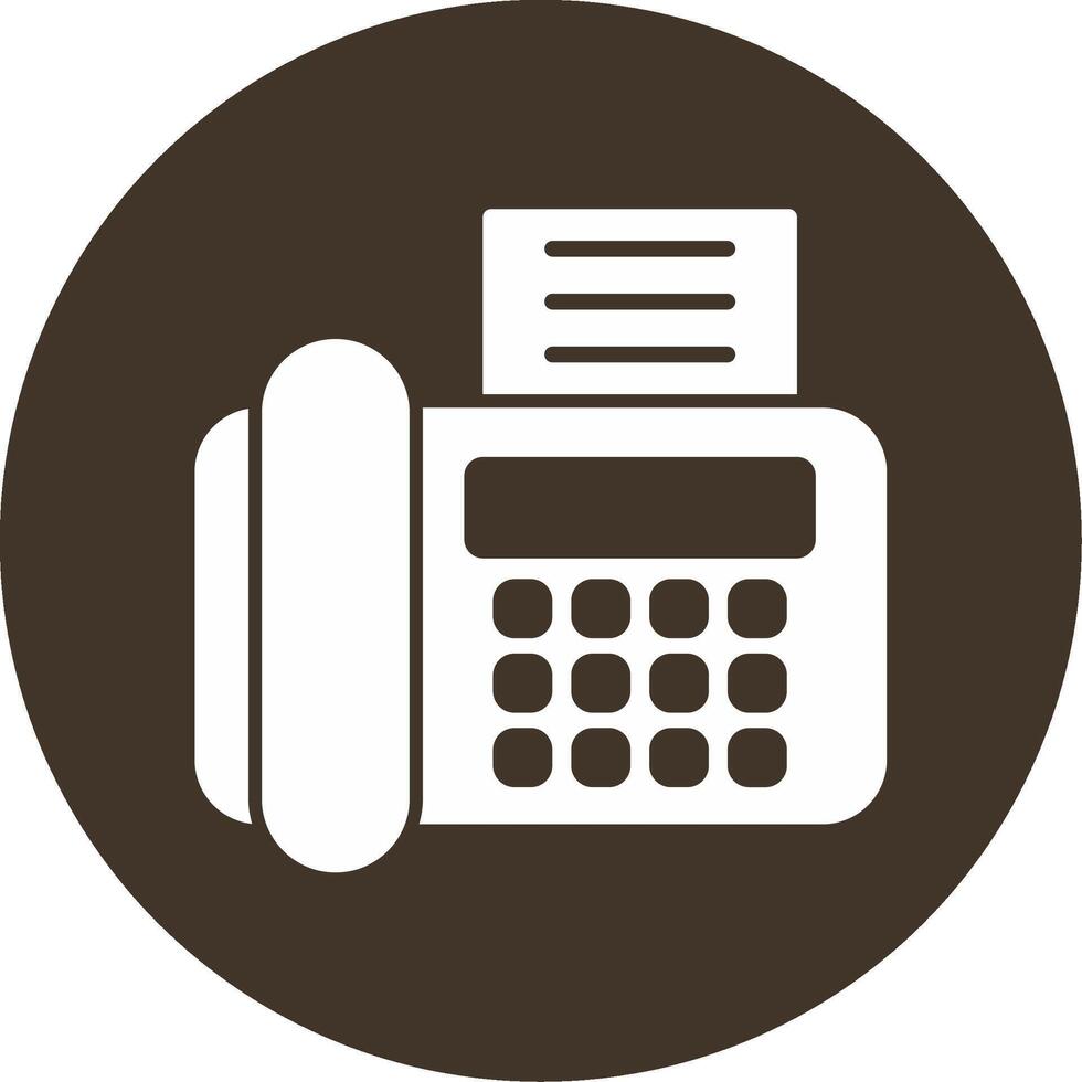Fax Machine Vecto Icon vector