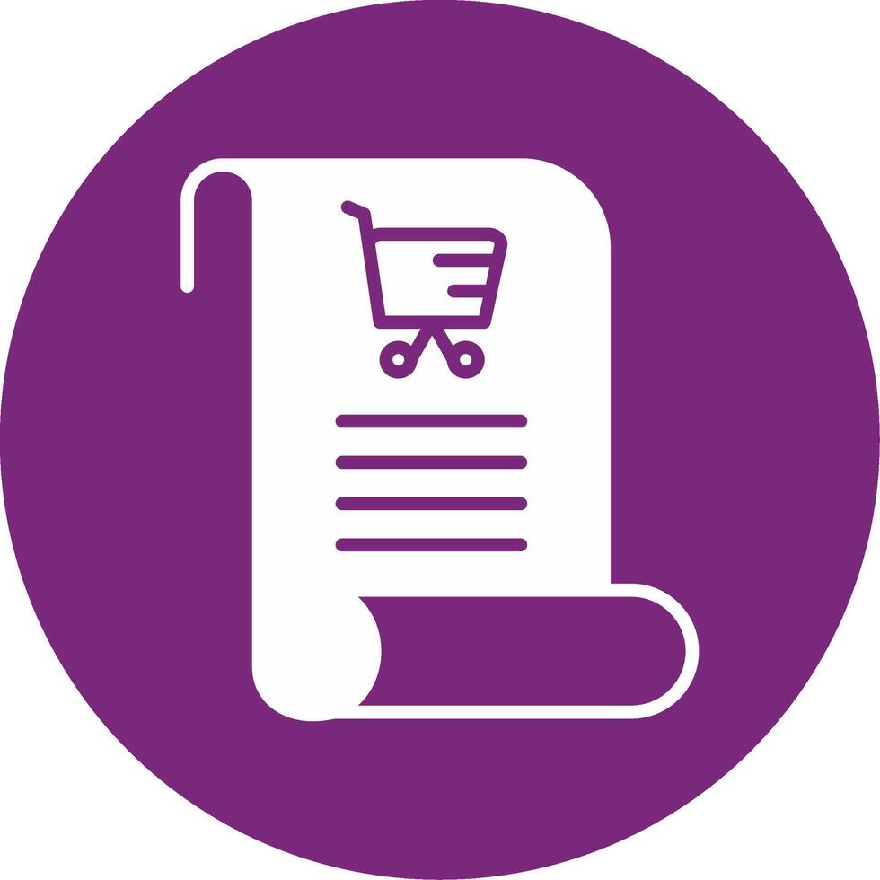 Shopping List Vecto Icon vector