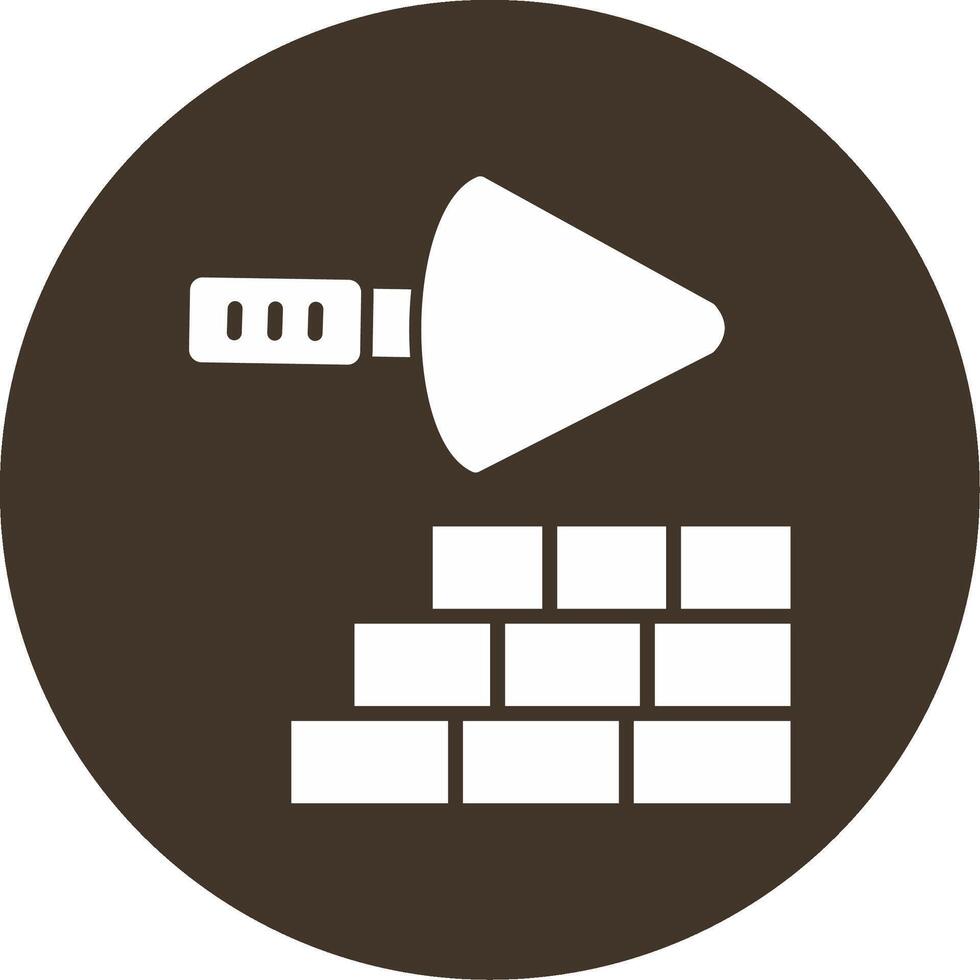 Brick Wall Vecto Icon vector