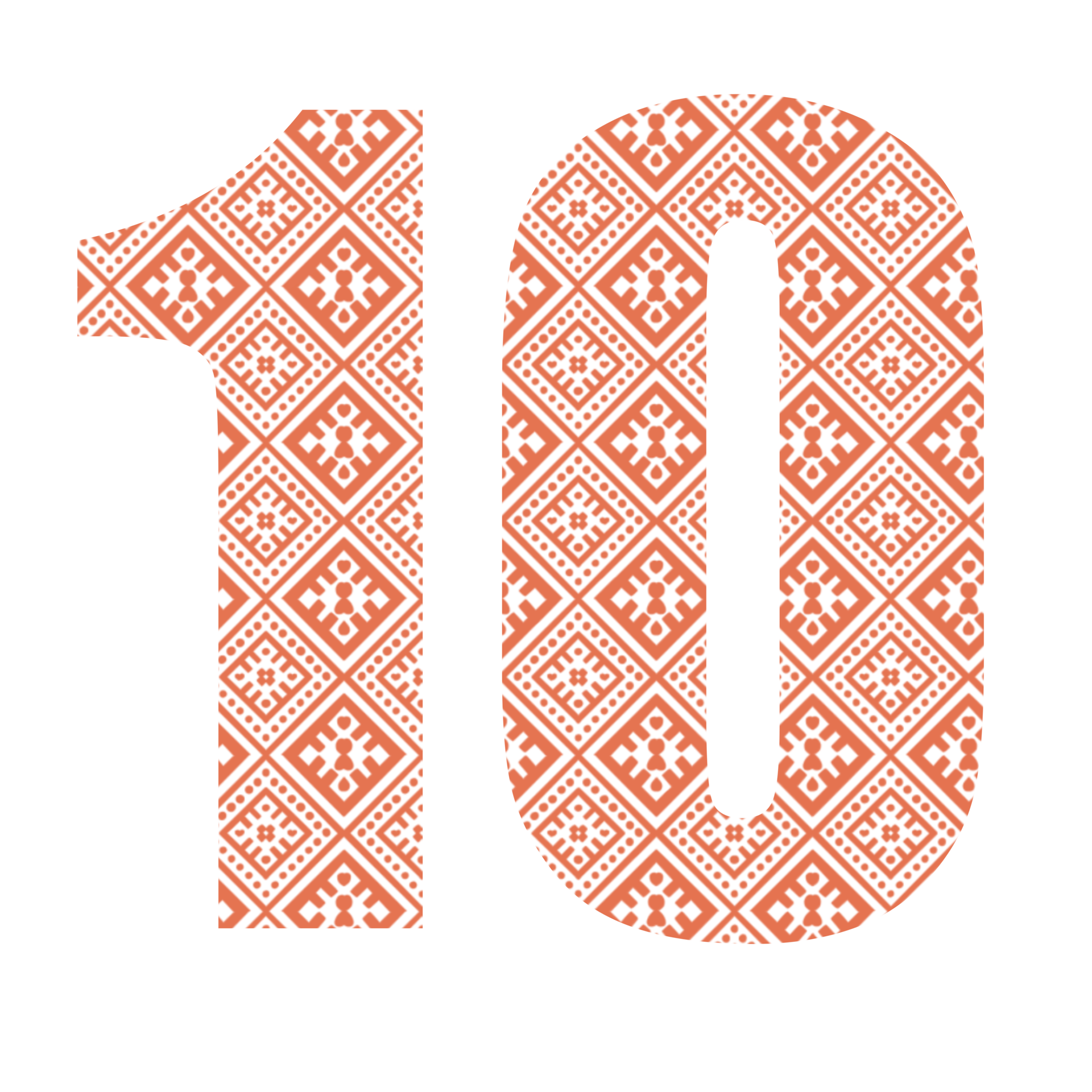 English numbers one to nine for decorating book covers advertising