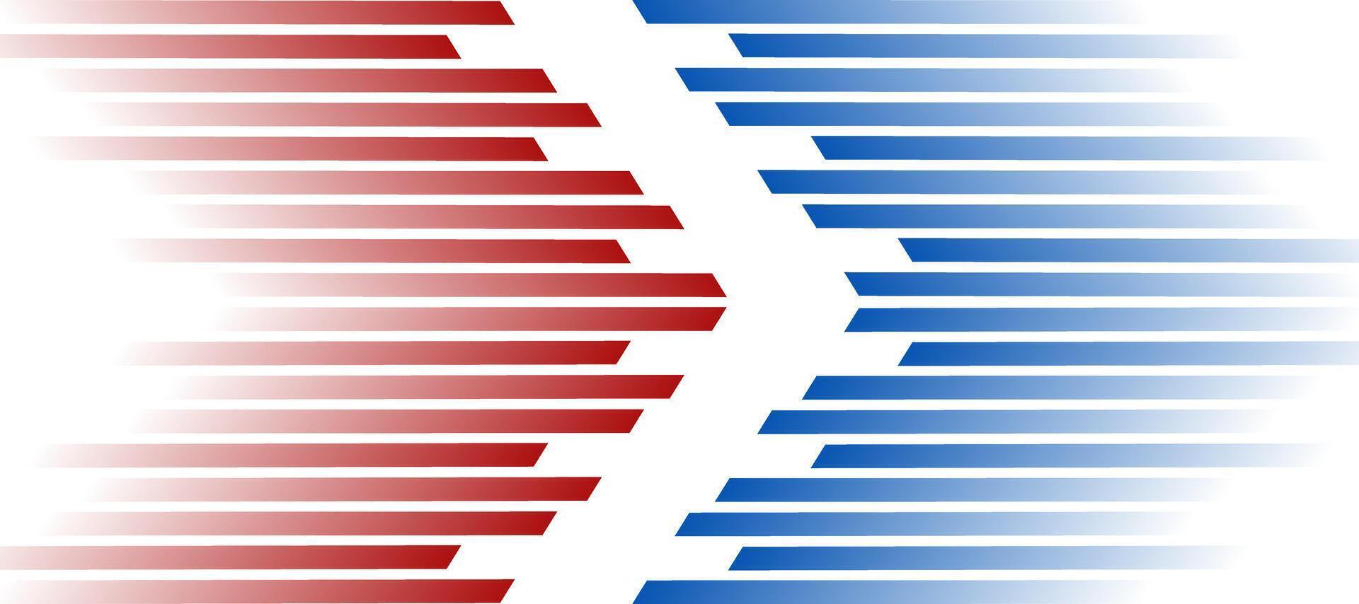 abstract red blue stripes blurry gradient design background vector