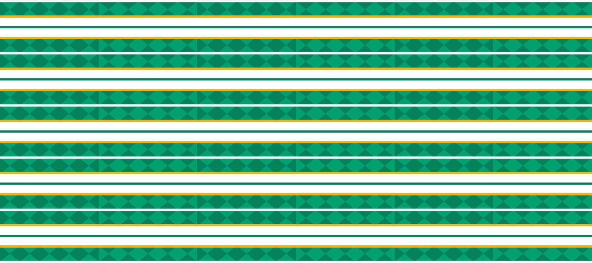 verde raya horizontal decorativo geométrico Clásico diseño antecedentes vector