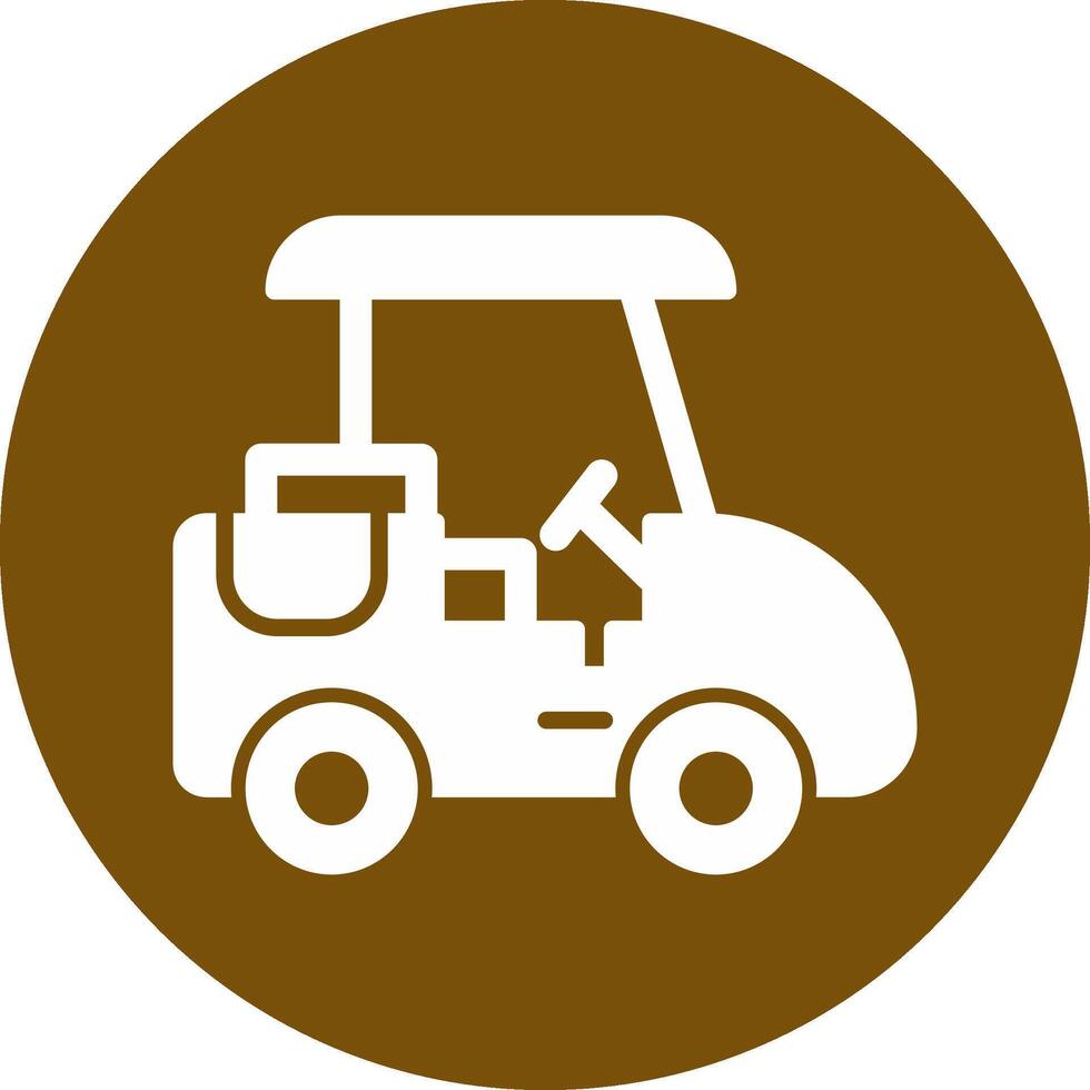 Golf Caddy Vecto Icon vector