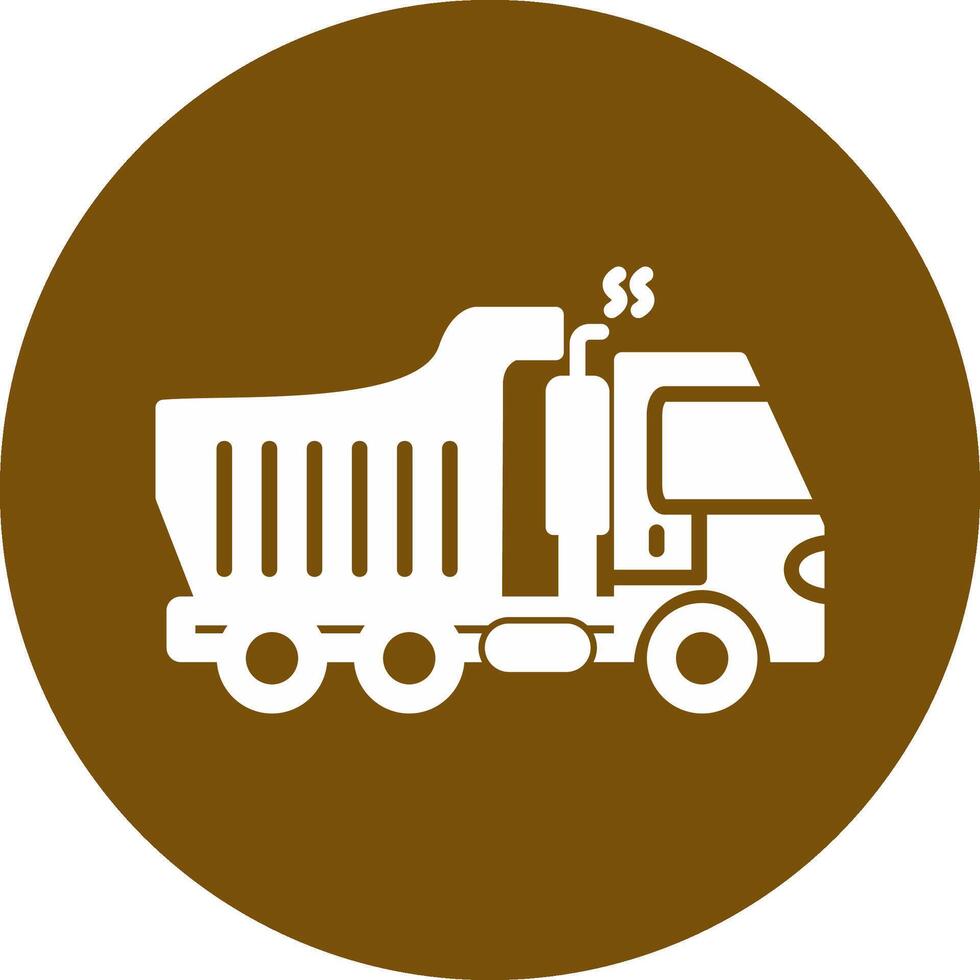 Dumper Truck Vecto Icon vector