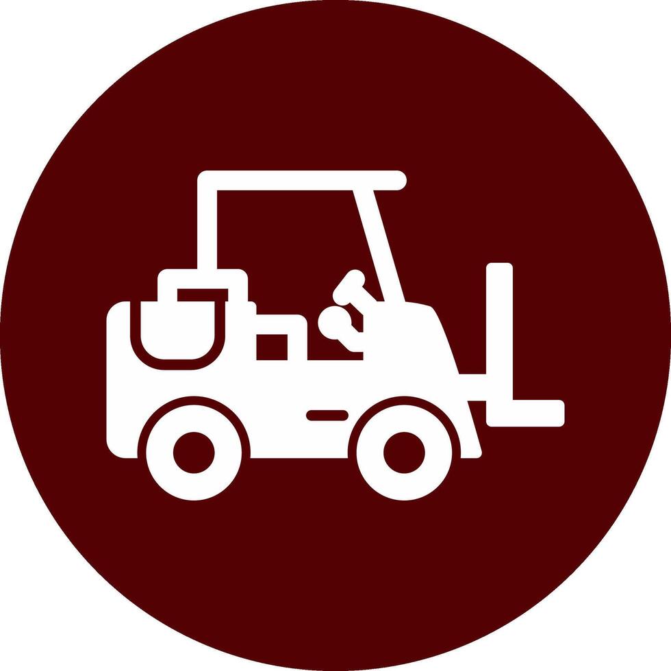 Forklift Vecto Icon vector