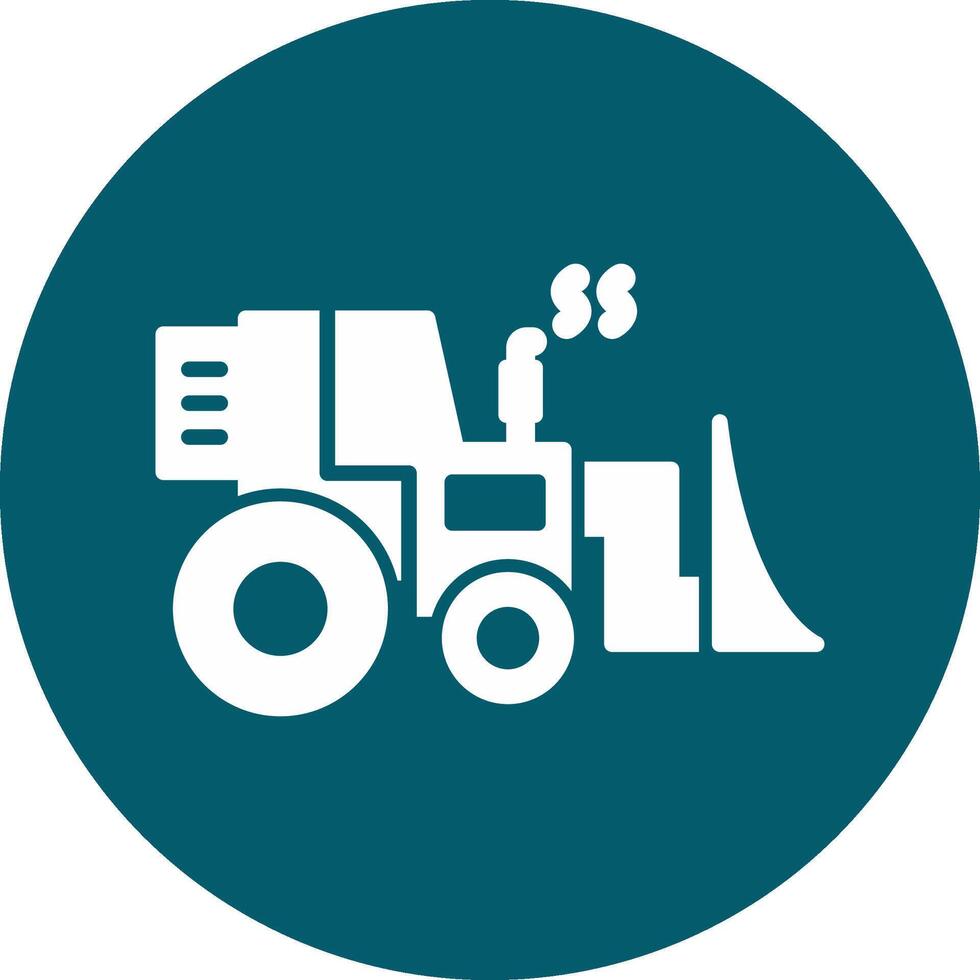 Bulldozer Vecto Icon vector