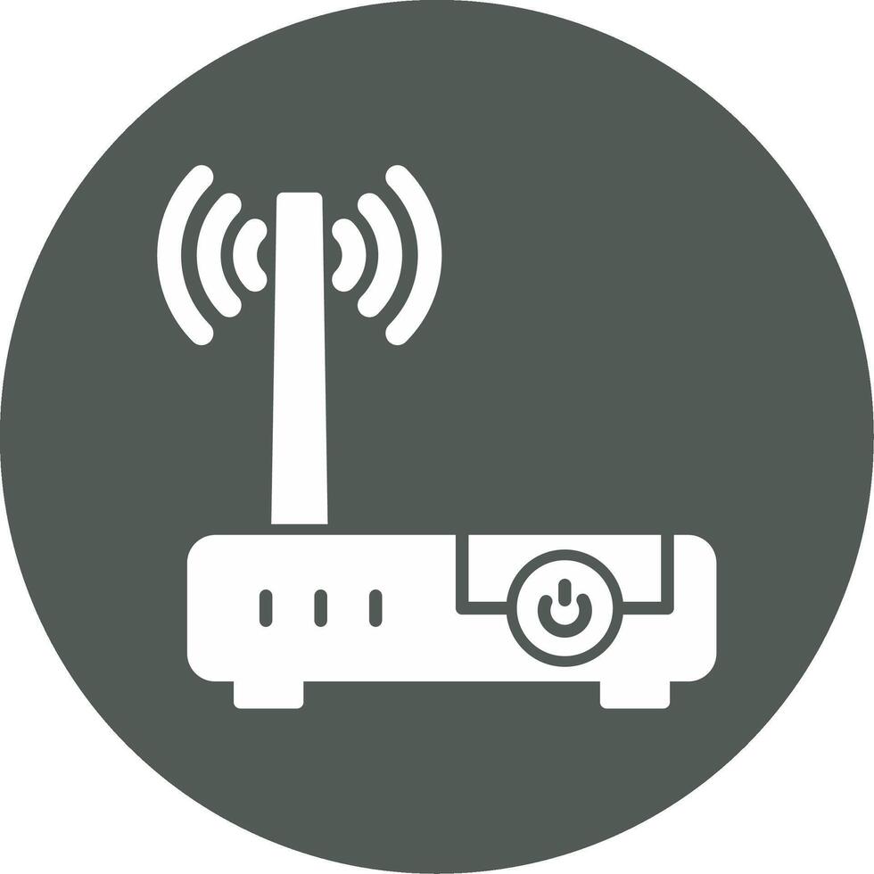 Router Device Vecto Icon vector