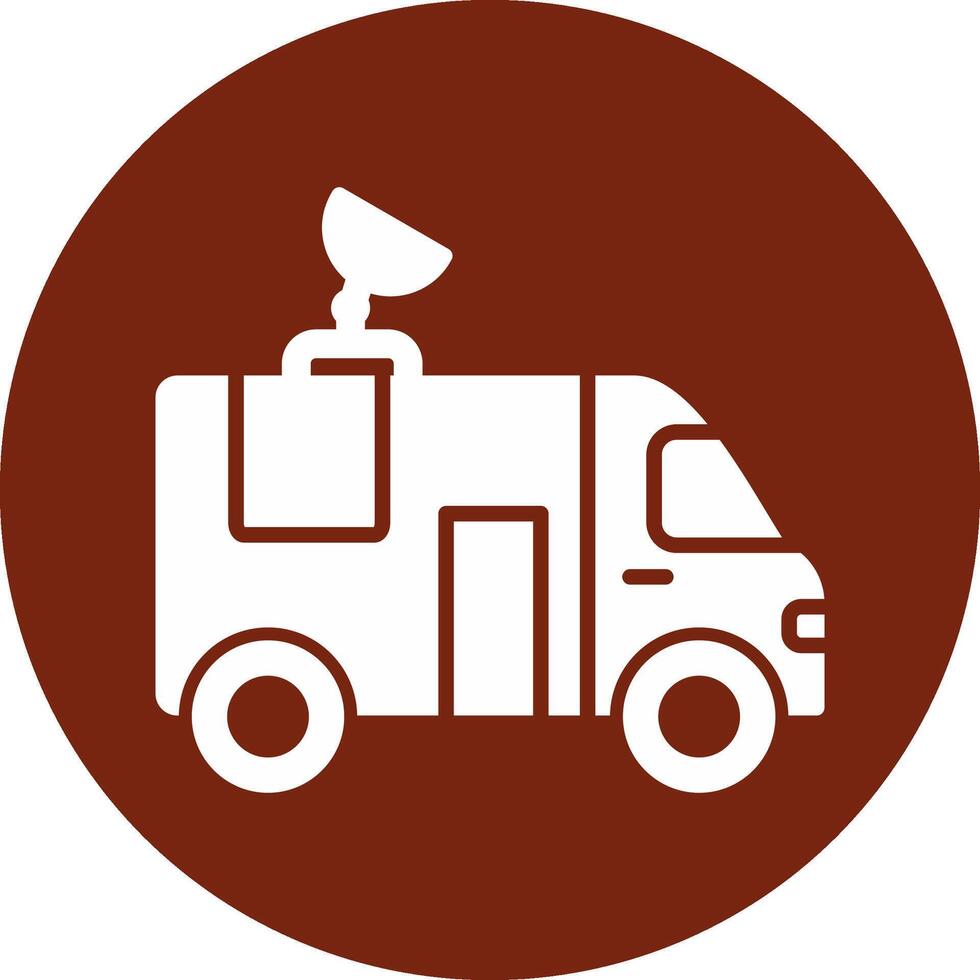 News Van Vecto Icon vector