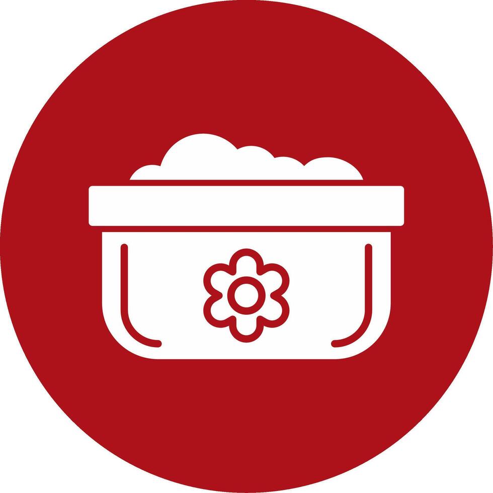 Dishwashing Pot Vecto Icon vector