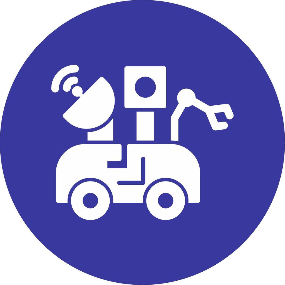 Moon Rover Vecto Icon vector