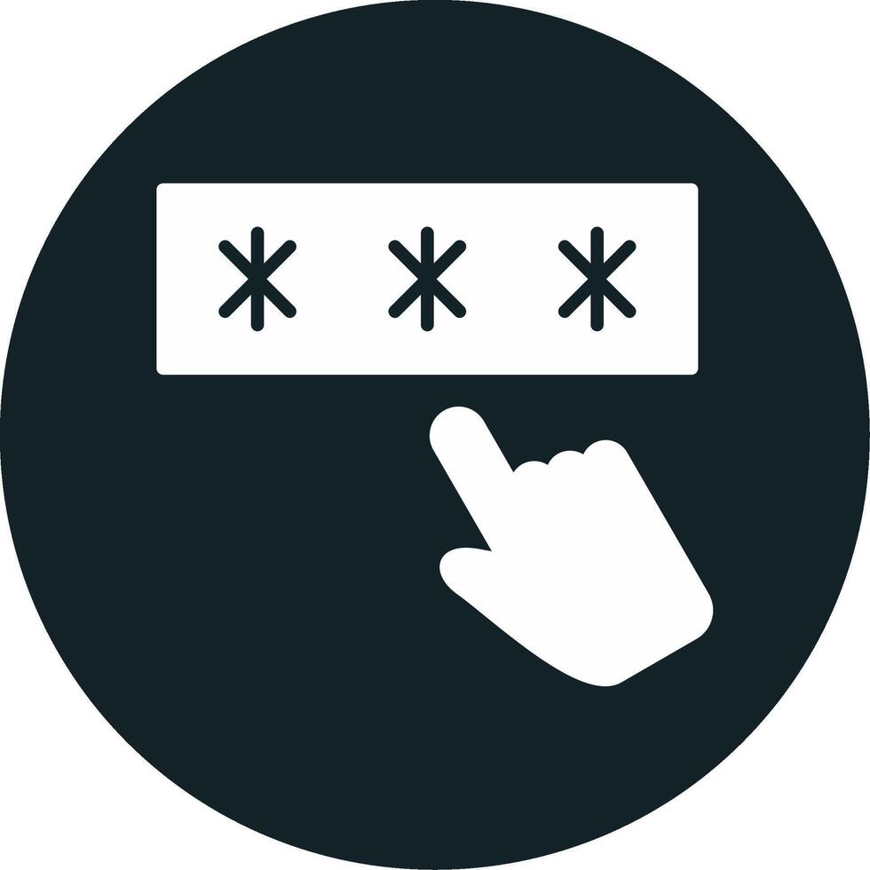 Password Vecto Icon vector