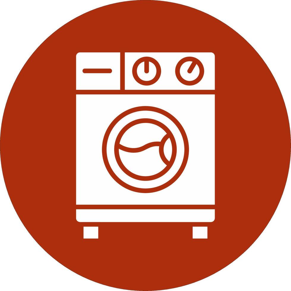 Washing Mechine Vecto Icon vector