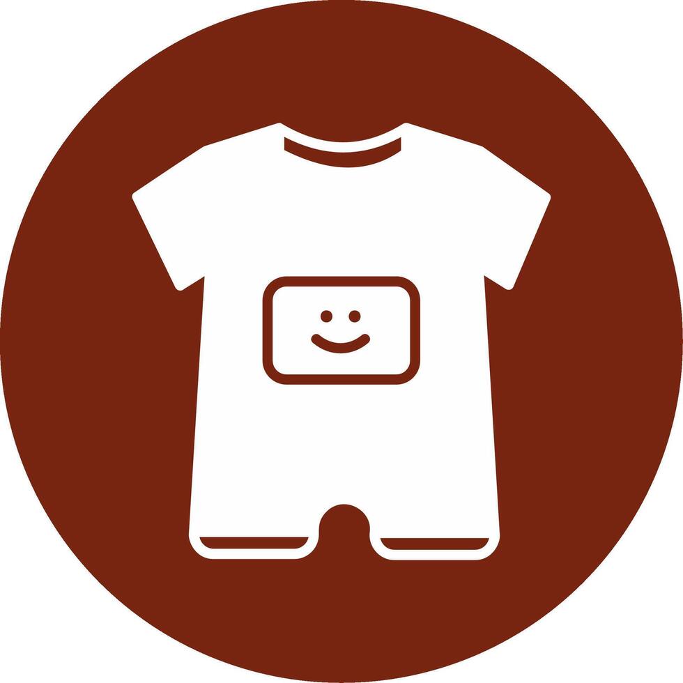 Baby Boy Outfit Vecto Icon vector