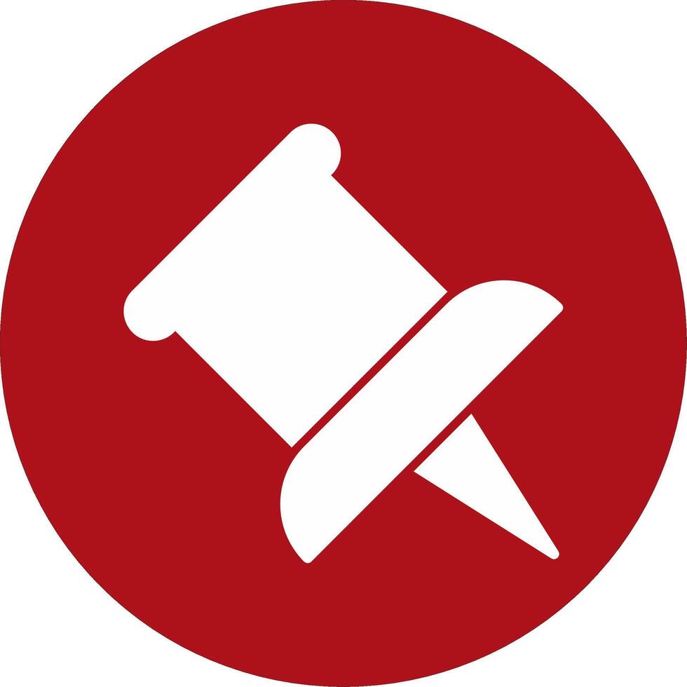 Push Pin Vecto Icon vector