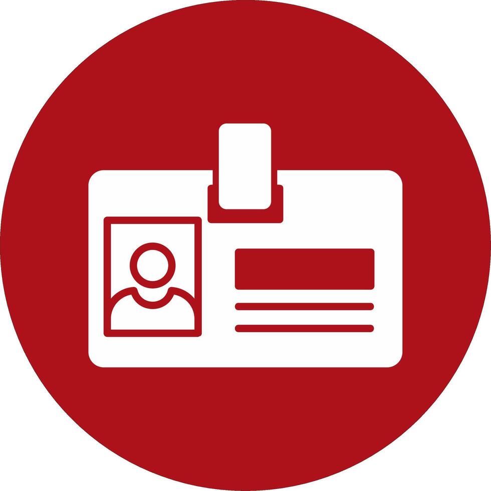 Identity Card Vecto Icon vector