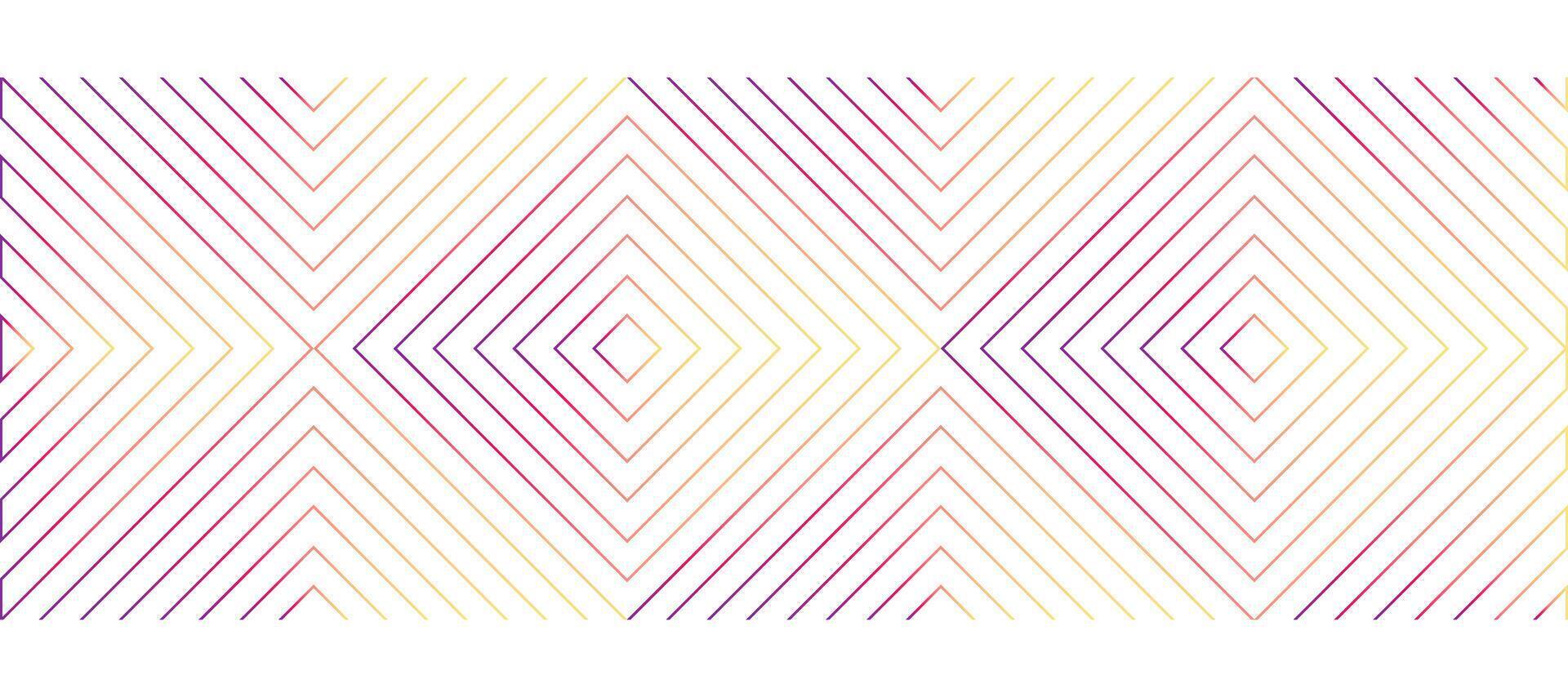 gradient violet outline chevron squares geometric design background vector